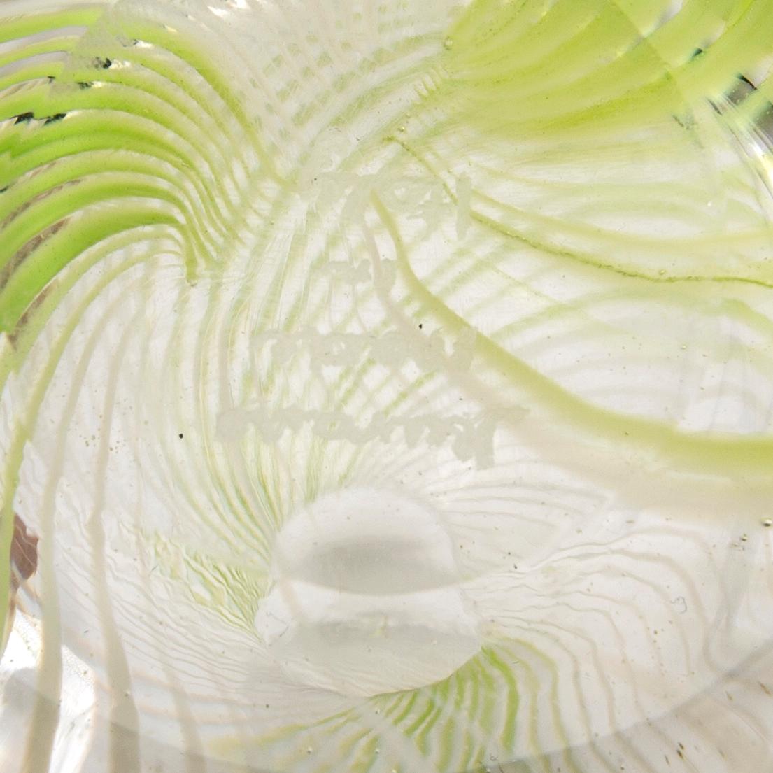 A signed Murano glas vase later part of the 20th century.