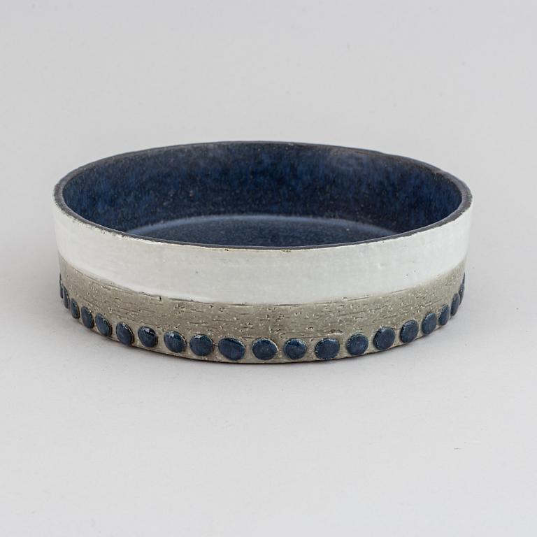 Sylvia Leuchovius, four ceramic dishes and bowls, Rörstrand.