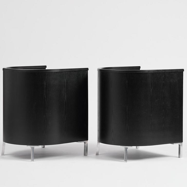 Mats Theselius, a pair of “Theselius Trä” armchairs, Källemo, Värnamo, post 2007.
