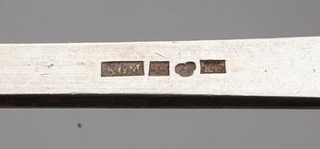 ATERIMIA, 22 kpl, hopeaa, erä. Erilaisia suomalaisia ja ruotsalaisia leimoja, 1900-luku. Paino 468 g.