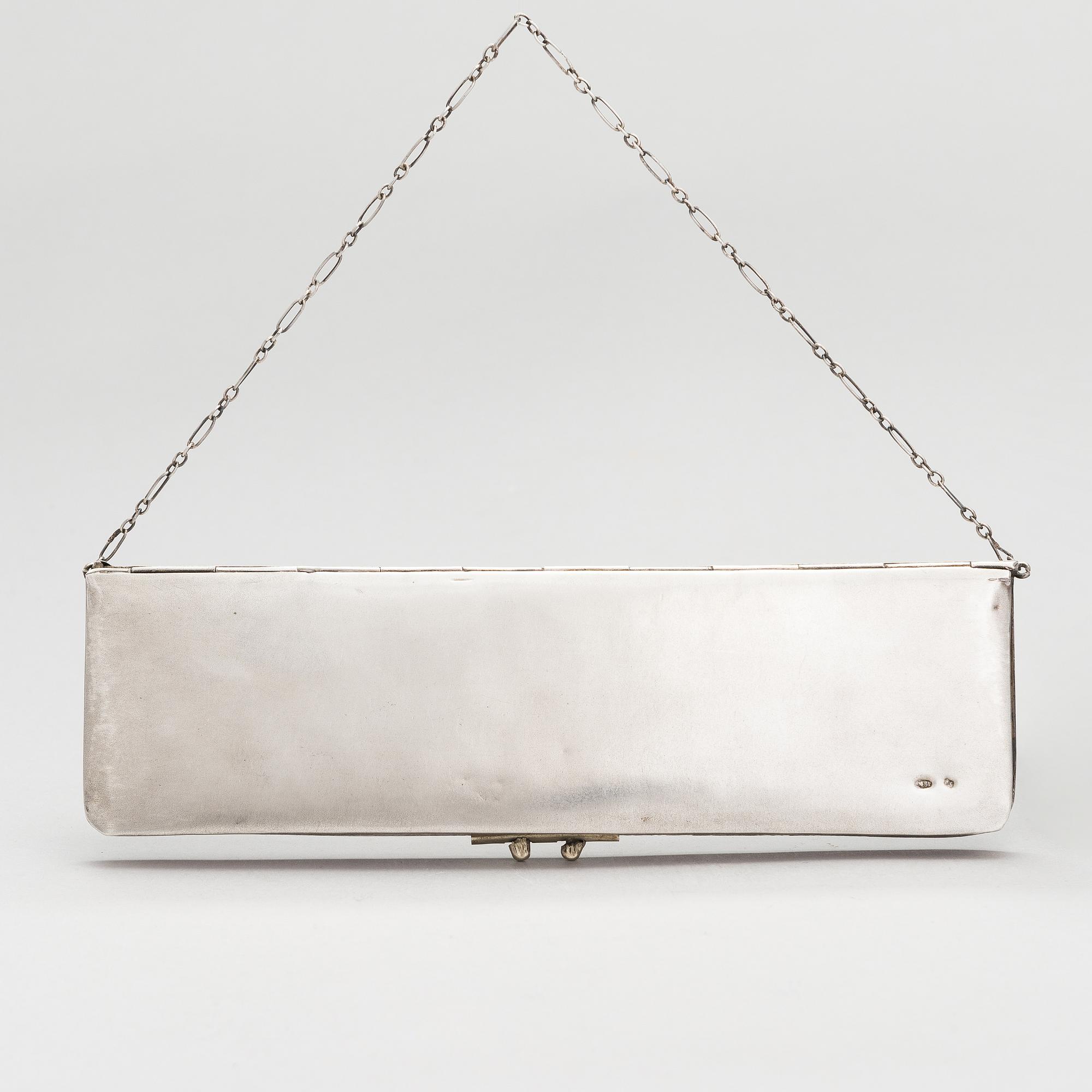 Laukku, hopeaa, Odessa, tuntematon mestari, Venäjä 1908-26.