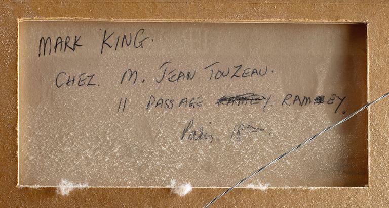 MARK KING, 2 st, bemålad litografier, signerad i trycket.