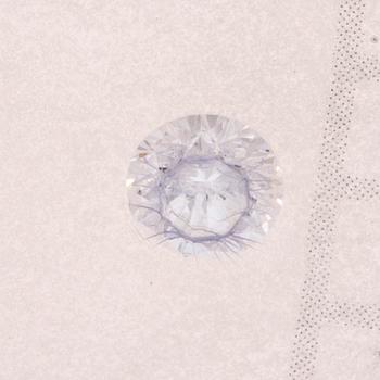Brilliant-cut diamond 0,40 ct, F IF, IGL cerificate 1981.