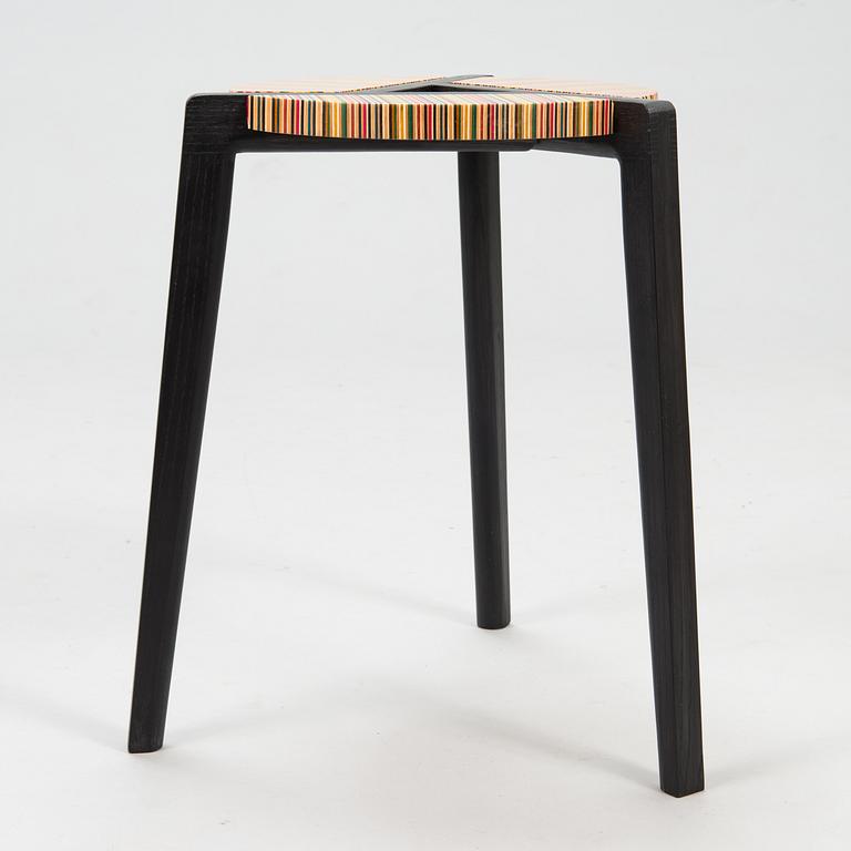 ALEKSI PUUSTINEN, Stool, signed and numbered.