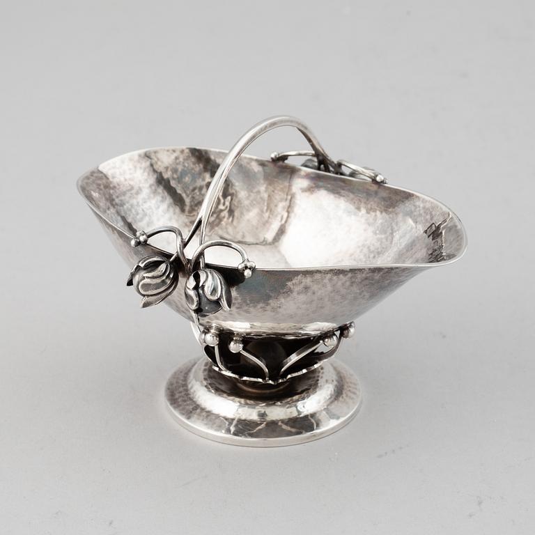 JOHAN ROHDE, a model 235A sterling silver salt cellar, Georg Jensen, Denmark.