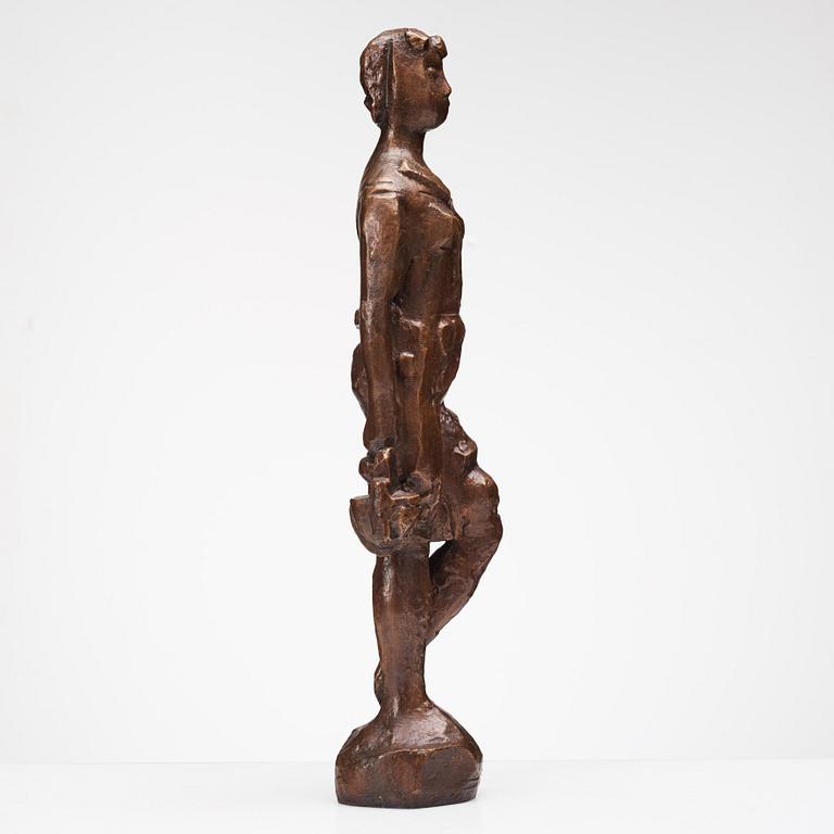 MARTIN HOLMGREN, bronze sculpture, signed MH and dated -56.