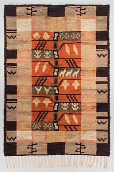 Rya. Ca 190 x 140 cm.