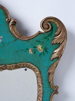 A Baroque style mirror, Southern Europe, first half of the 20th Century.