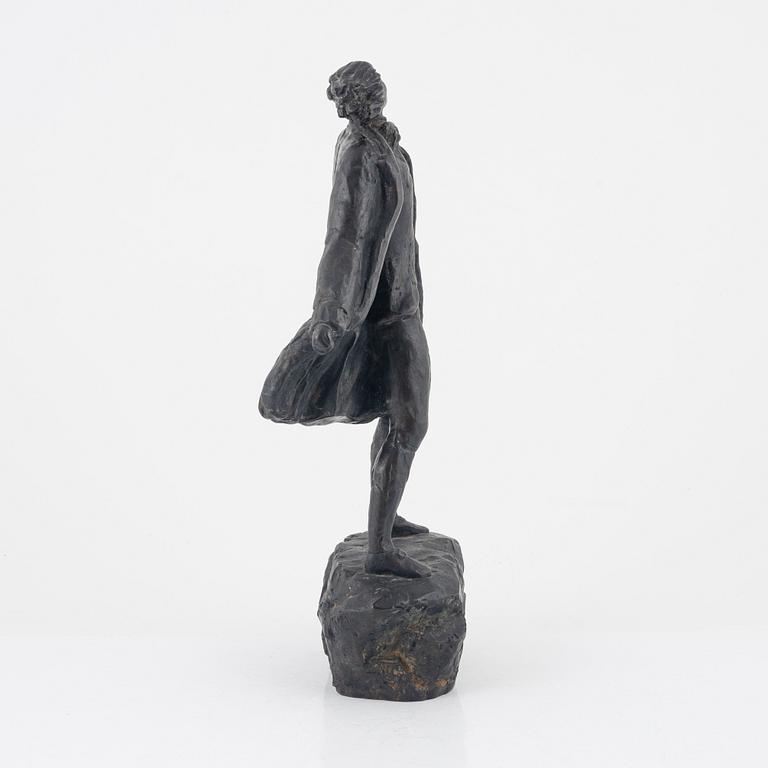 Axel Wallenberg, sculpture, bronze, signed and dated.