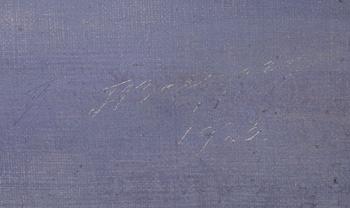 TAGE BERGGREN, olja på duk, sign o dat 1923.