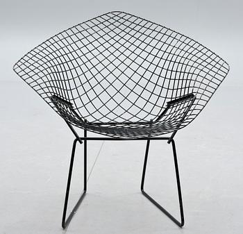 FÅTÖLJ, "Diamond chair" Harry Bertoia. 1900-talets andra hälft.