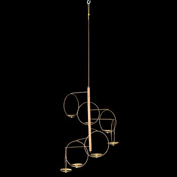 A 1960s "Mobile-Tulitus" chandelier by KAIJA AARIKKA & TIMO SARPANEVA, Finland.