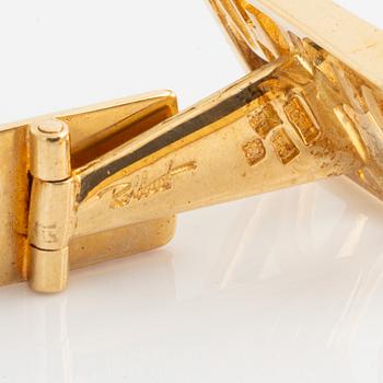 Robbert, cufflinks, a pair, 18K gold.