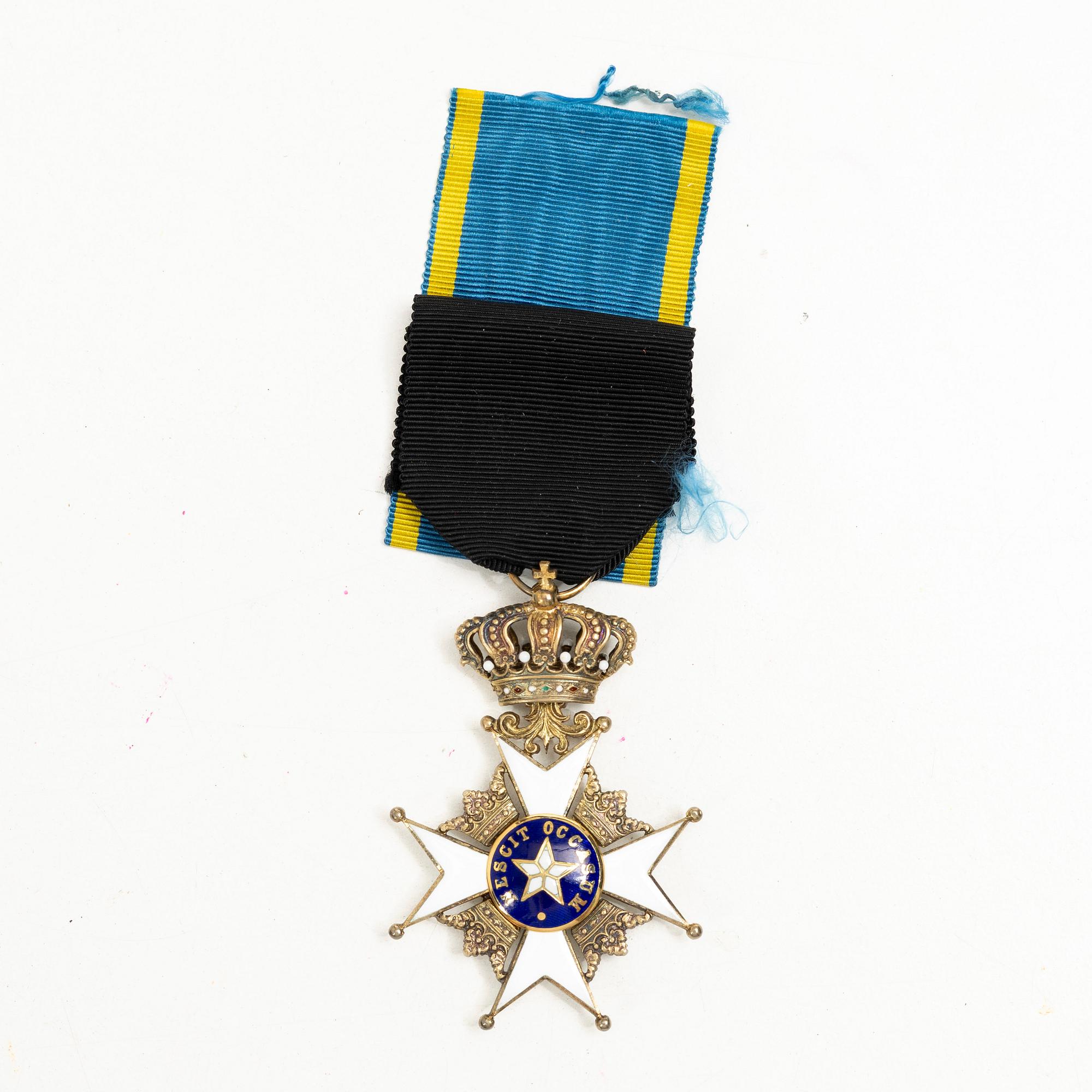 Nordstjärneorden, riddartecken, CF Carlman,
