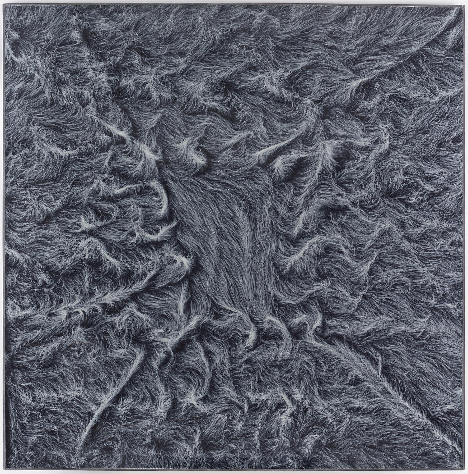 KARL NORIN, Executed 2014. Faux fur, epoxy, foam board, glass fibre.