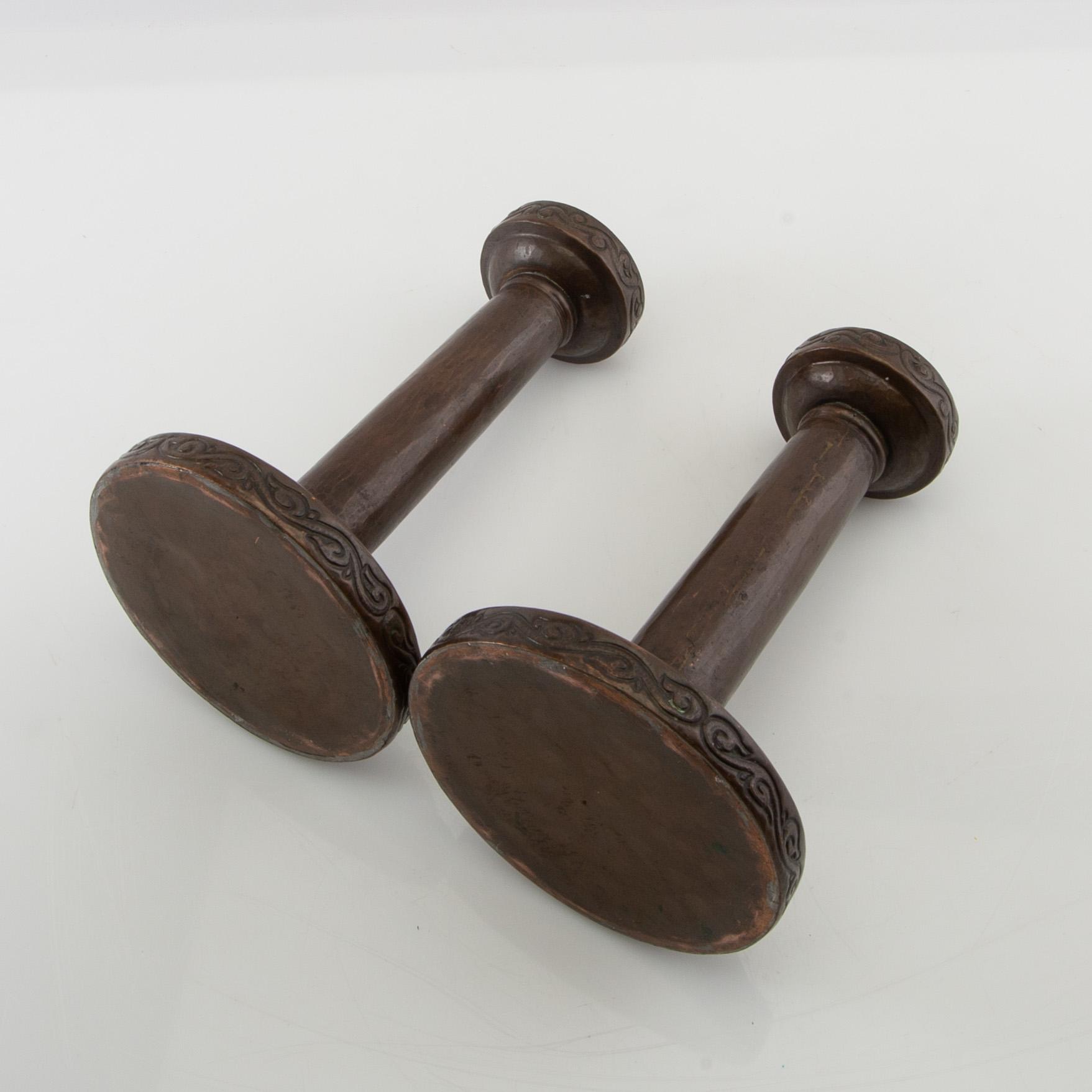 Candelabra, a pair, Art Nouveau, early 20th century.