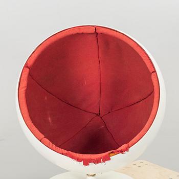 EERO AARNIO, fåtölj, "Åskbollen", Asko first edition, Finland, 1900-tales andra hälft.