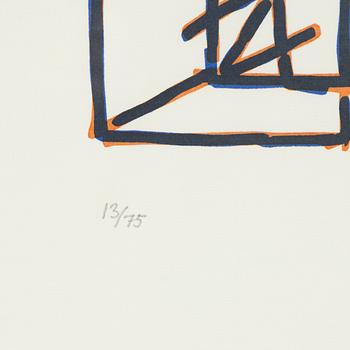 Lennart Rodhe, silkscreen in colours, 1971, signed 13/75.