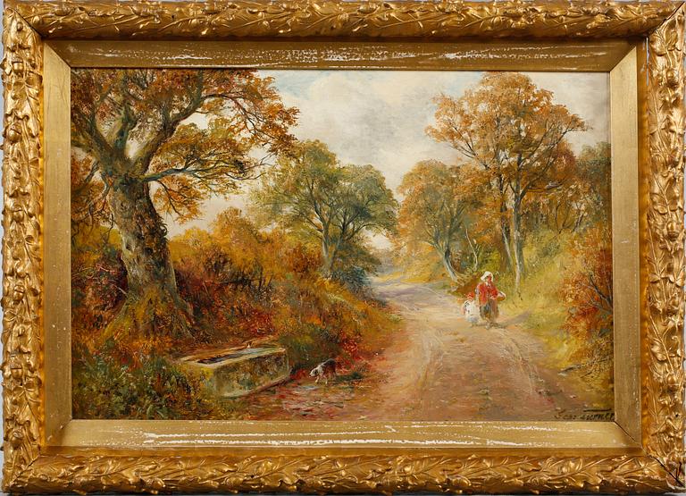 A signed George Turner oil on canvas.