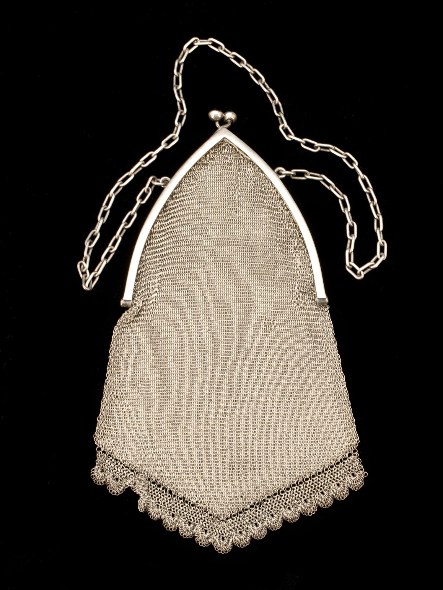 AFTONVÄSKA, Silver, ca 1920 tal. Vikt ca 134g.