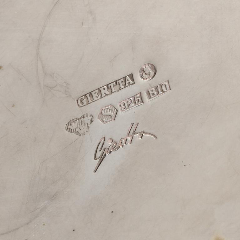 SKÅL, silver, Giertta, Stockholm, 1976. Vikt 320 g.