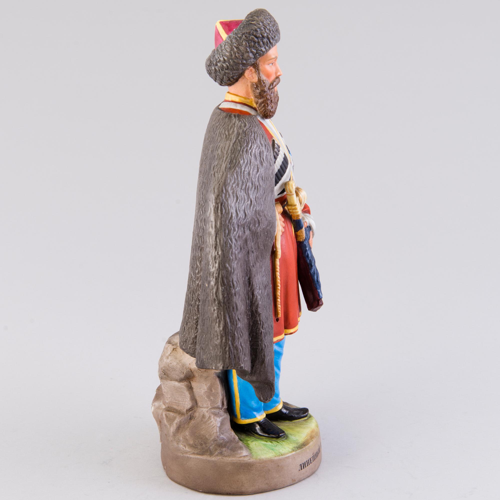 FIGURIN, biskviporslin, Gardner, Moskva, ca 1860-70-talet.