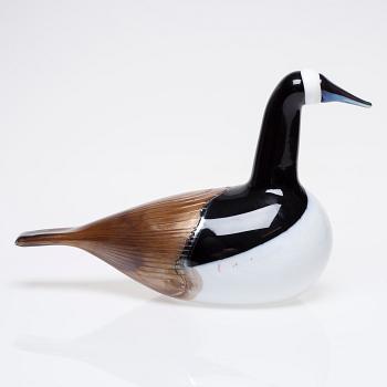 FIGURIN, glas, signerad och numrerad, O. Toikka Nuutajärvi 643/2000.