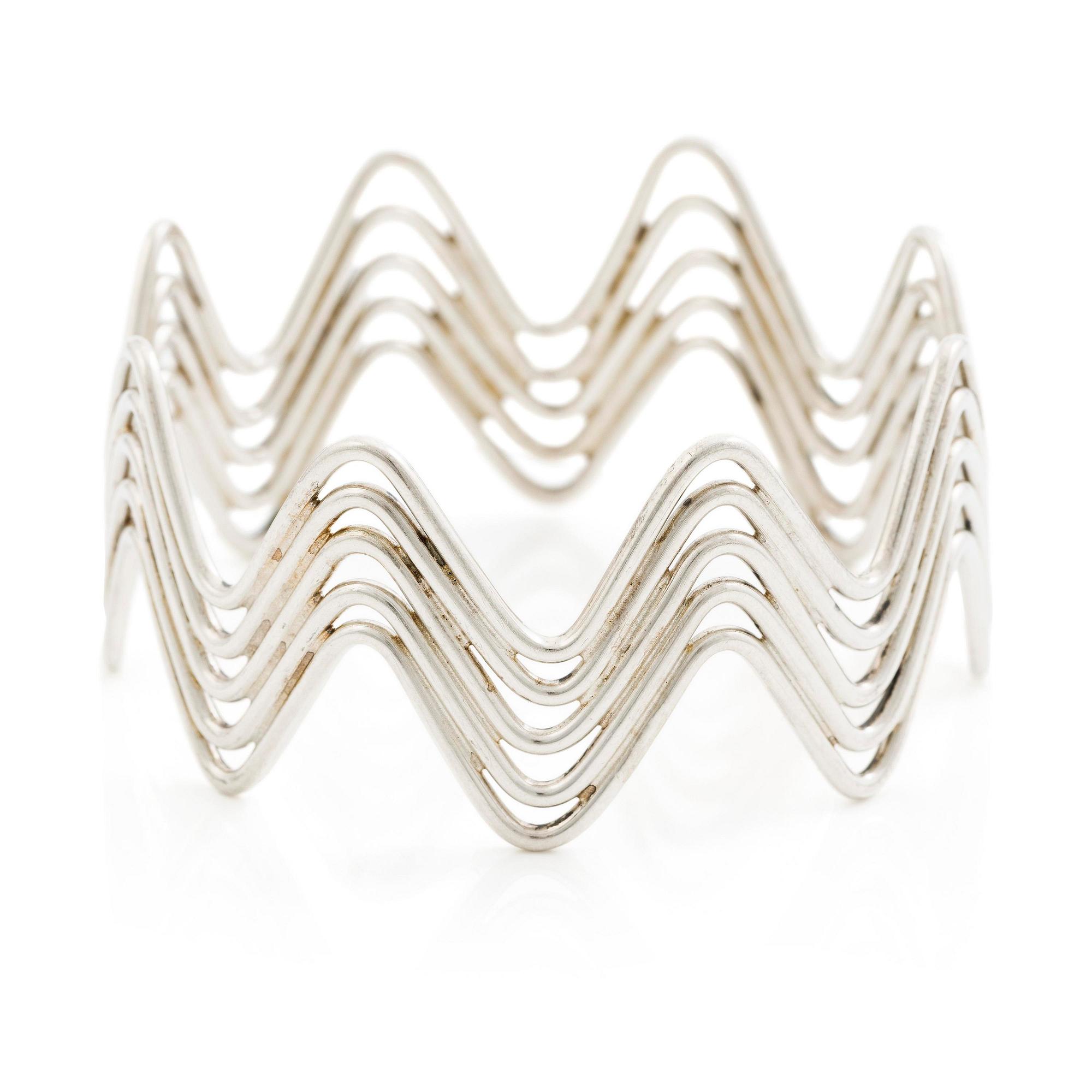 Bent Knudsen, armring, silver, ca 1960-tal.