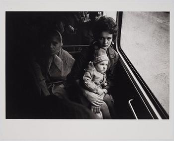 Antanas Sutkus, "In a Bus, 1, Vilnius, 1970".