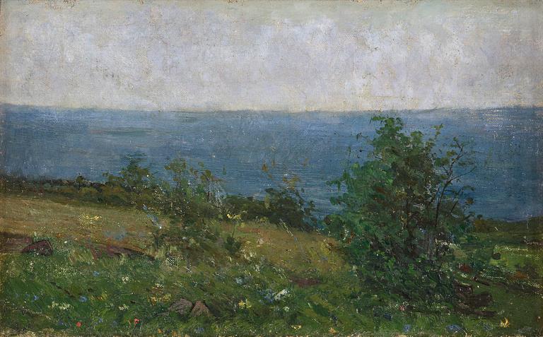 Carl Fredrik Hill, "Sjöstrand" ("By the sea").