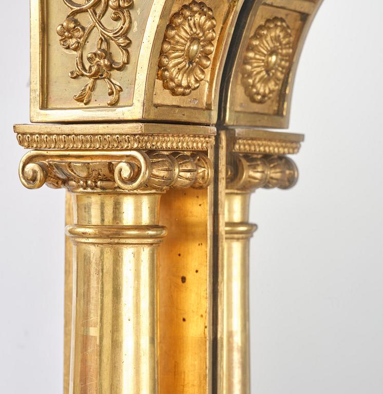 Spegel, av Petter Gustaf Bylander (spegelfabrikör i Göteborg 1811-58), Empire.