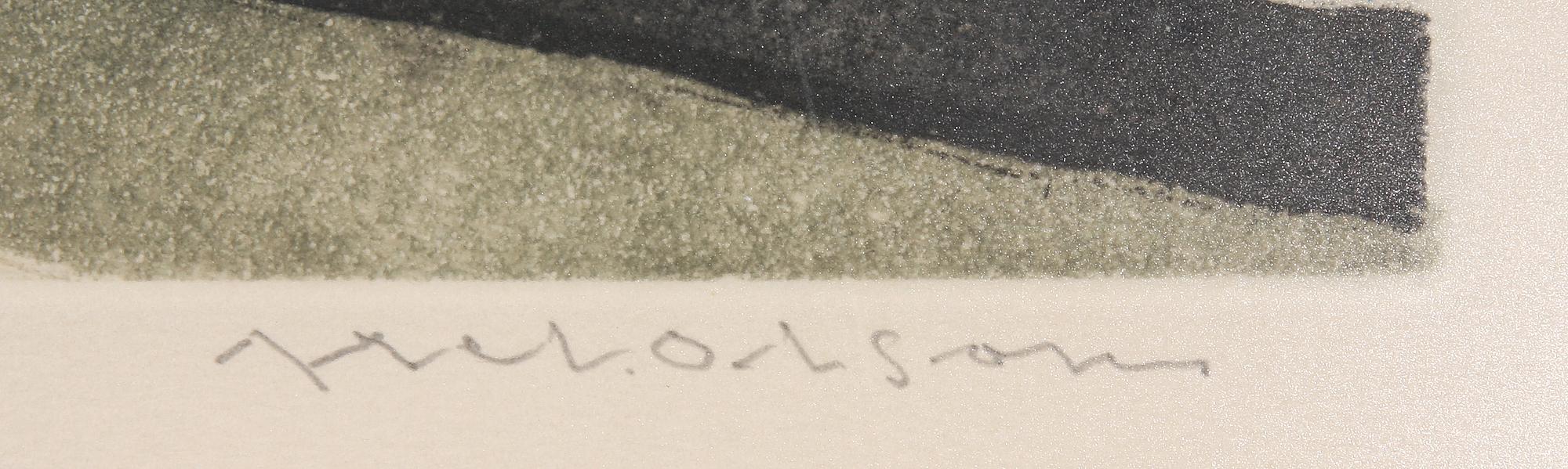 AXEL OLSON, färglitografi, sign. o numr. 243/260.