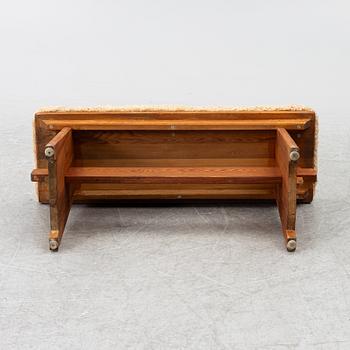 Bench of the trestle type, 20th century.