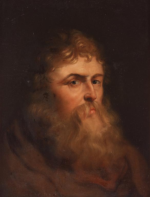 Jan Lievens Follower of, Study of a bearded man.