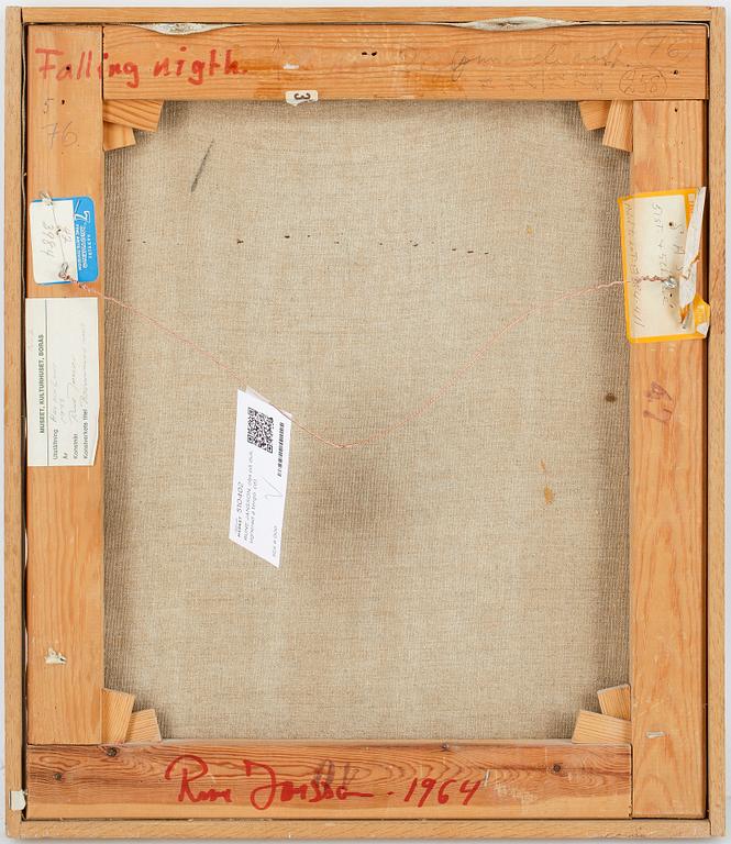 RUNE JANSSON, olja på duk, signerad á tergo.