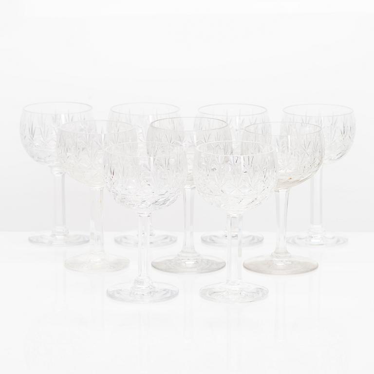 A 110-piece set of glassware from Riihimäen Lasi, Leo-, Yrjö and Aino series, mid- and latter half of the 20th century.