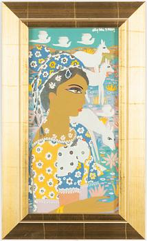 Aly Ben Salem, Translation: "woman with deer.".