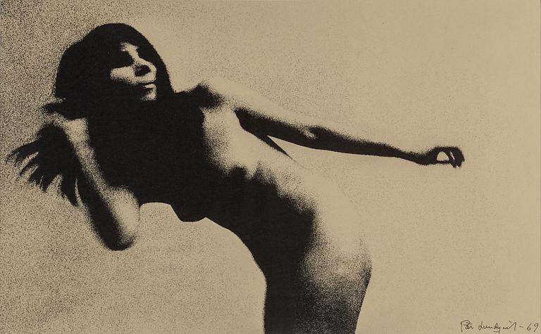 PÄR LUNDQVIST, photograph signed and dated -69.