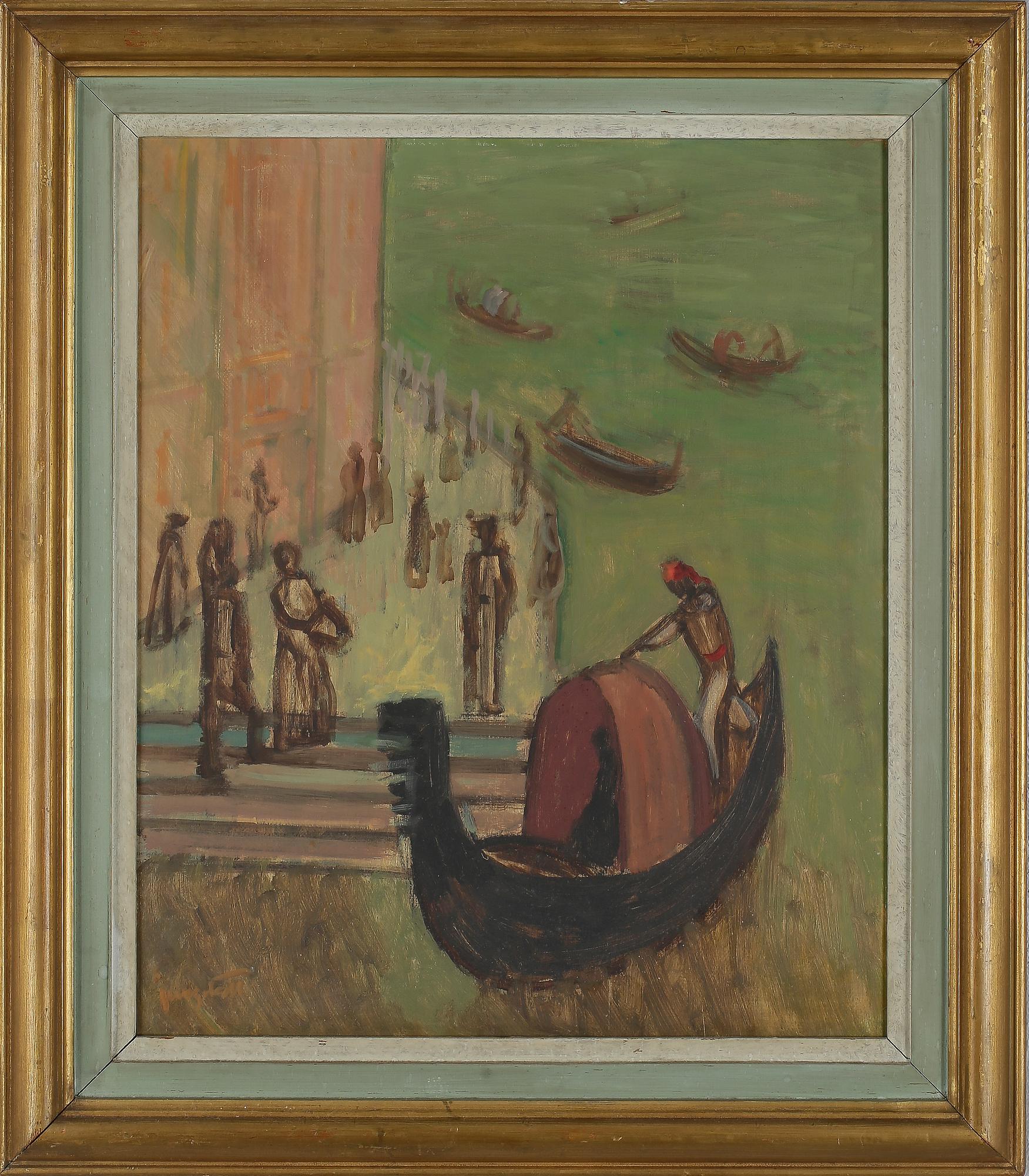 KURT JUNGSTEDT, olja på pannå, sign Jungstedt.