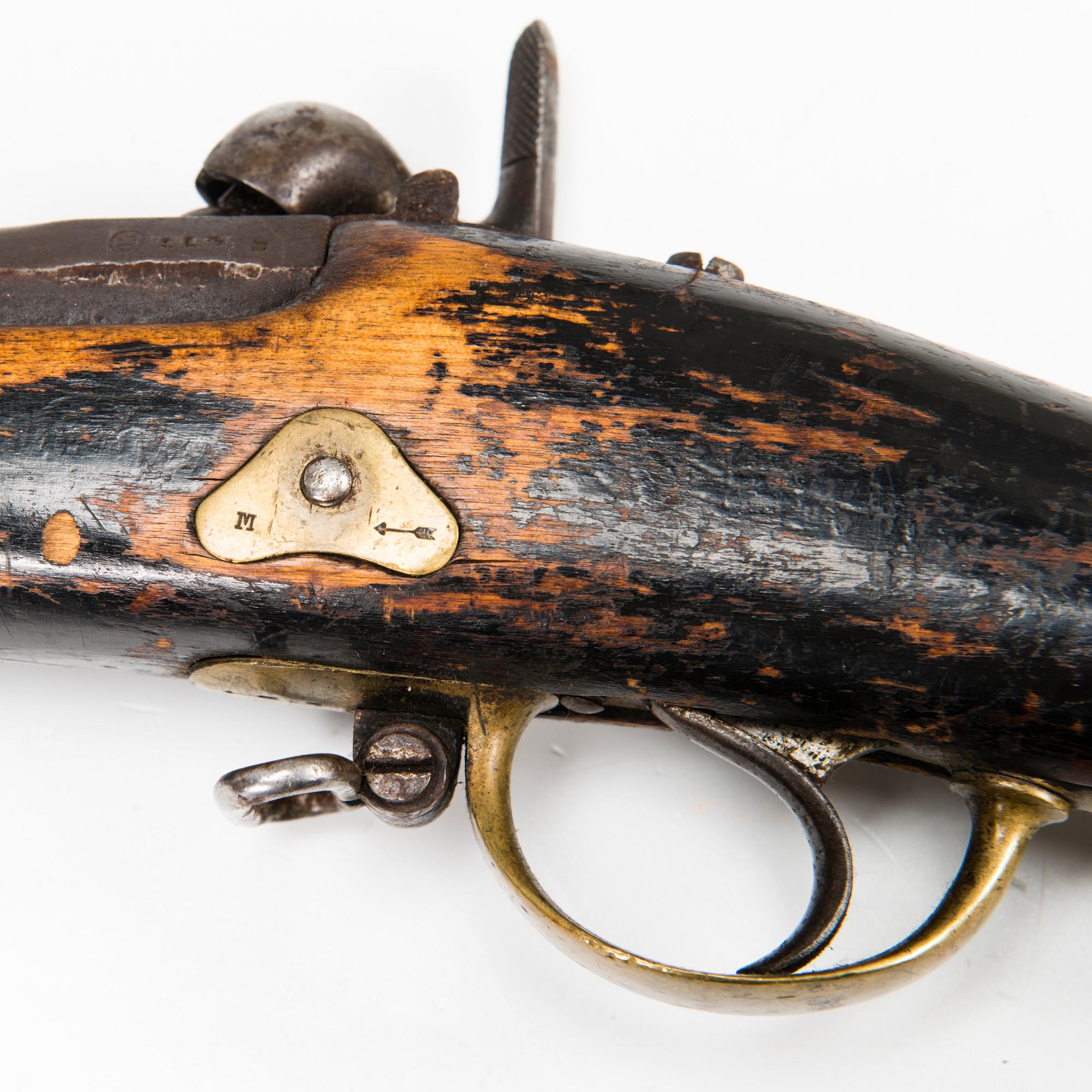 SLAGLÅSGEVÄR, Ryssland, modell 1847 för dragoner.