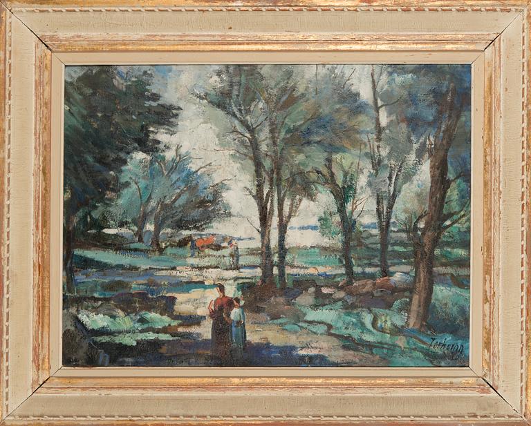 Gunnar Torhamn, Landskap.