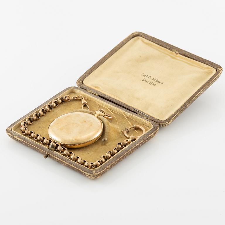 Fickur, Viking, 14K guld, 51 mm.