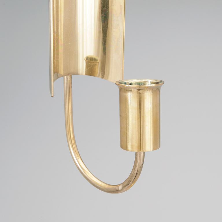 VÄGGLJUSSTAKAR, ett par, "Reflex", Pierre Forsell, Skultuna, Sverige, 1900-talets andra hälft.
