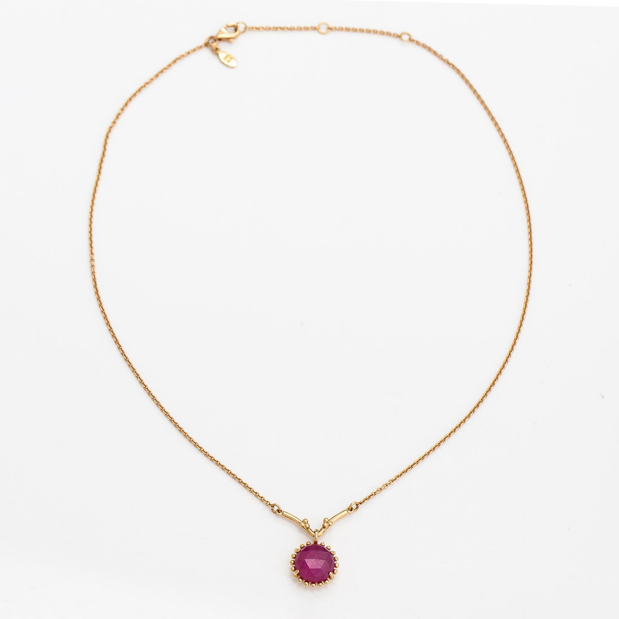 Pandora ruby necklace store
