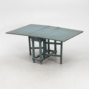 A provincial gate-leg table, Sweden, 19th century.