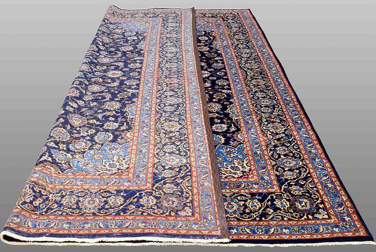 A carpet, Kashmar, ca 388 x 293 cm.