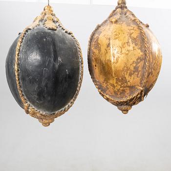 Ornaments, 2 pcs, second half of the 20th century.