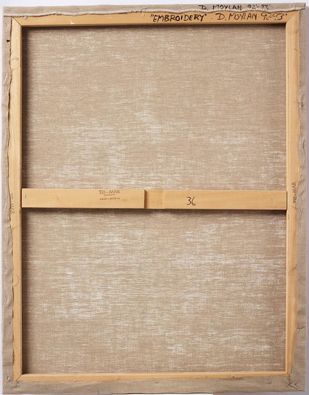 Donna Moylan, olja på duk, signerad och daterad 92-93 a tergo.