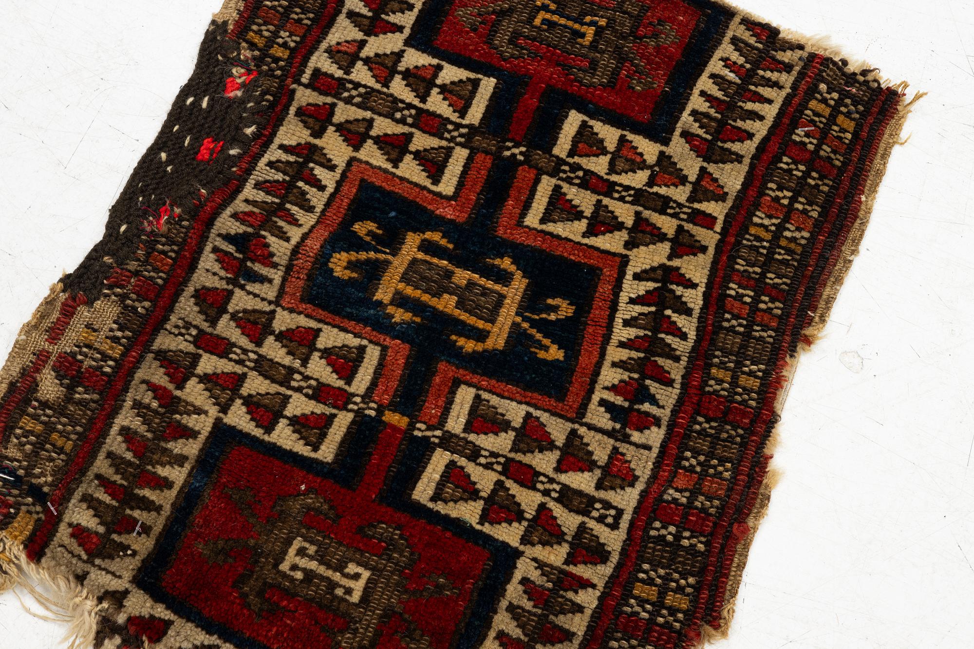 Antique Yastik fragment, central Anatolia, approx. 47 x 40 cm.