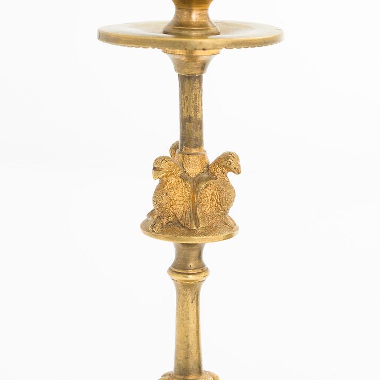 A pair of early 20th century candlesticks.